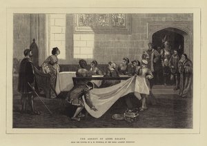 Anne Boleynin pidätys tekijältä David Wilkie