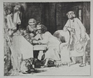 Kadonnut kuitti, 1824. tekijältä David Wilkie