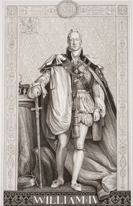 William IV (1765-1837) teoksesta "Englannin ja Skotlannin historian kuvituksia" osa II tekijältä David Wilkie