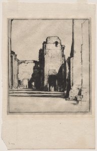 Tepidarium, Caracallan kylpylät tekijältä David Young Cameron