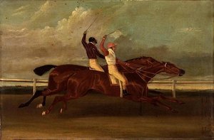 "Actaeon beating Memnon", suuressa tilauskukkarossa Yorkissa, elokuu 1826