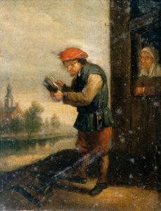 Näkymä, noin 1800 (öljy paneelille)