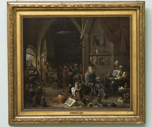 Alkemisti, myöhemmin 1670-luku (öljy kankaalle) tekijältä David Teniers the Younger