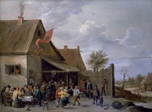 Kermis Pyhän Yrjön päivänä tekijältä David Teniers the Younger
