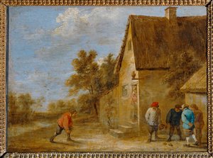 Les Joueurs de boules ... tekijältä David the Younger Teniers