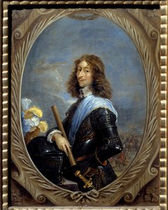 Louis de Bourbonin, Conden neljännen prinssin dit le grand Conden (Bourbon-Conde) muotokuva (1621-1686) David Teniers II Le Jeunen (1610-1690) maalaus 1653 Su. 0,22 x 0,16 m Chantilly, Musee Conde tekijältä David Teniers the Younger