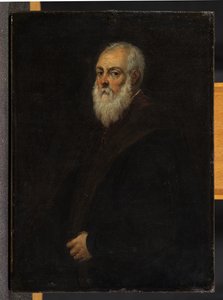 Parrakkaan miehen muotokuva Jacopo Tintoretton mukaan