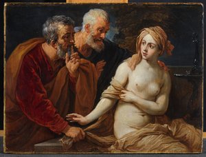 Susanna ja vanhimmat, Guido Renin (1575-1642) mukaan tekijältä David Teniers the Younger