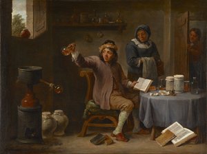 Lääkärin käynti tekijältä David Teniers the Younger
