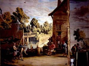 Kulhojen peli tekijältä David Teniers the Younger