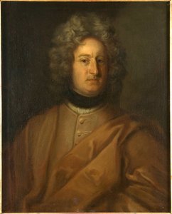 Christopher Polhammar (Pohlem), tietäjä, keksijä ja ruotsalainen teollisuusmies - Christopher Polhemin (1661-1751) muotokuva, kirjoittanut Krafft, David, von (1655-1724). Öljy kankaalle. Mitat: 78x63,5 cm. Tukholman kansallismuseo