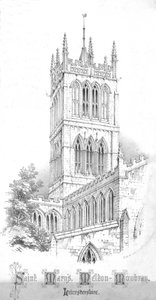 Saint Marys, Melton-Mowbray. Leicestershire, 1850-luku