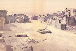 Katu Oraibin Pueblossa, Tusayanissa, Arizonassa,