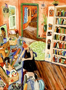 Kimin kitsch, 2024 (akryyli/ medium)