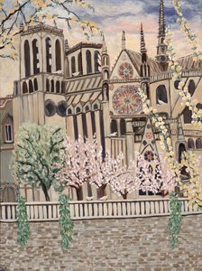 Notre Dame Doves, 2018 (akryyli kankaalle) tekijältä Deborah Eve Alastra