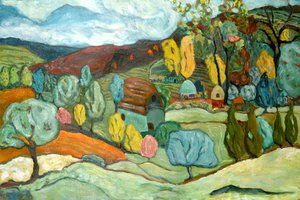 Village Fall, 2019 tekijältä Deborah Eve Alastra