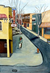 Winter St. Johns, 2016 (akryyli kankaalle) tekijältä Deborah Eve Alastra