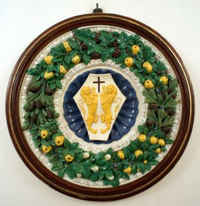 Lotteringhi della Stufan perheen vaakuna tekijältä Della Robbia (workshop of)