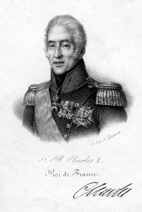 Kaarle X, Ranskan kuningas, 1800-luku.