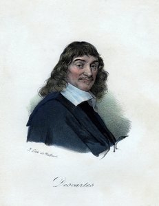 Rene Descartes, ranskalainen filosofi, matemaatikko ja tiedemies, 1800-luku.