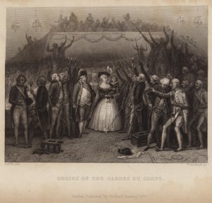 Orgien der Gardes du Corps von Denis Auguste Marie Raffet