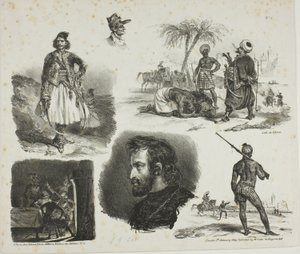 Luonnosarkki tekijältä Denis Auguste Marie Raffet
