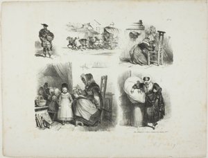 Luonnosarkki tekijältä Denis Auguste Marie Raffet