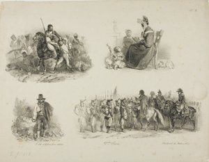 Luonnosarkki tekijältä Denis Auguste Marie Raffet