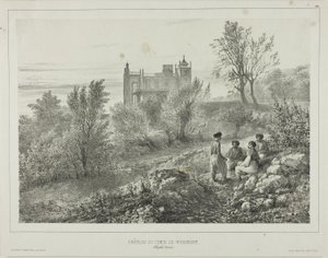 Kreivi Woronzoffin linna, Aloupka, Krim, 12. elokuuta 1837. tekijältä Denis Auguste Marie Raffet