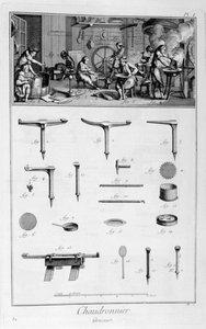Rautakauppiaan sisustus ja instrumenttisuunnitelmat, 1751-1777 tekijältä Denis Diderot