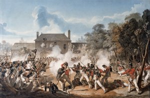 Chateau de Hougoumontin puolustaminen sivukomppanian toimesta, Coldstream Guards 1815, 1815