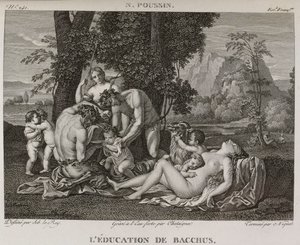 Denis-Sébastien Leroy, Chataigner ja Niquet - Bacchuksen kasvatus, Nicolas Poussinin mukaan - 1802-1815