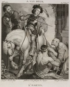 Denis-Sébastien Leroy, Le Rouge ja Dambrun - Saint Martin, Antoine van Dyckin mukaan - 1802-1815 tekijältä Denis Sebastien Leroy