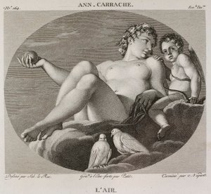 Denis-Sébastien Leroy, Petit ja Niquet - Ilma, Annibale Carrachen mukaan - 1802-1815 tekijältä Denis Sebastien Leroy