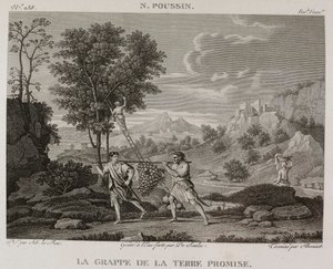 Denis-Sébastien Leroy, Saulx ja Bovinet - Luvatun maan viinirypäle, Nicolas Poussinin mukaan - 1802-1815 tekijältä Denis Sebastien Leroy