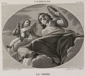 Denis-Sébastien Leroy et Le Villain - Maa, Ludovico Carraccin mukaan - 1802-1815 tekijältä Denis Sebastien Leroy