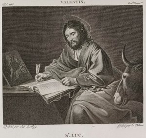 Denis-Sébastien Leroy et Petit - Pyhä Luukas, Le Valentinin mukaan - 1802-1815 tekijältä Denis Sebastien Leroy