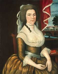 Rouva Elizabeth Noyes Denison, c. 1790 tekijältä Denison Limner