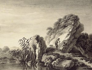 Paimen eteläisessä maisemassa tekijältä Deodatus de Roger