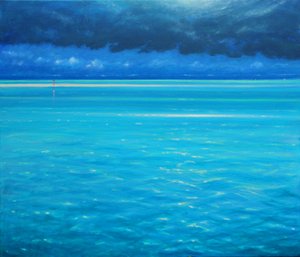 Dreams Of Paradise, 2020 (öljy kankaalle) tekijältä Derek Hare