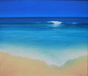 Incoming Wave, 2000 (Öljy kankaalle)