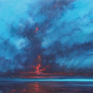 Sky Fire, 2021 (öljy kankaalle)