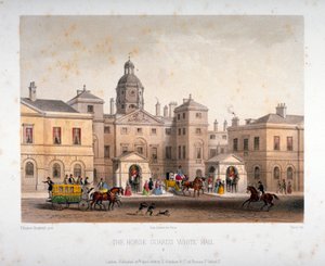 Horse Guards, Westminster, Lontoo, 1854. tekijältä Deroy