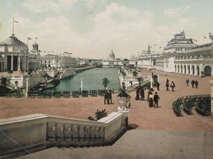 Grand Court, Trans-Mississippi Exposition, 1898 tekijältä Detroit Photographic Co.
