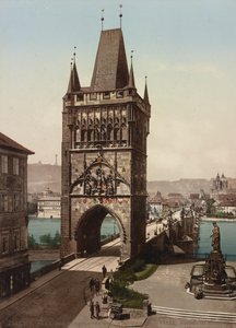 Vanhankaupungin siltatorni, Praha, 1905 tekijältä Detroit Publishing Co.