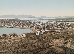Pireuksen satama, 1905 tekijältä Detroit Publishing Co.