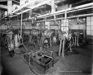 Testaushuone, Leland & Faulconer Manufacturing Company, Detroit tekijältä Detroit Publishing Co.