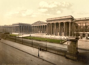 British Museum, Lontoo, n. 1890-1900 (valokuva) tekijältä Detroit Publishing Co.