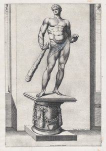 Rooman loiston peili: Herkules Hesperideen omenoiden kanssa, 1581, 1581. tekijältä Diana Mantuana