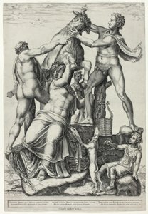 Farnese Bull Dircen, Zethuksen ja Amphionin kanssa